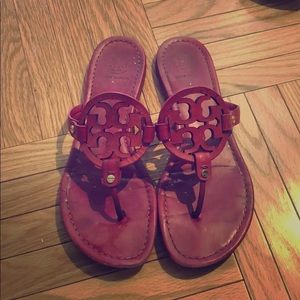 Tory Burch magenta miller sandals